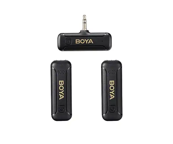 BOYA BY-WM3T2-M2 Mini 2.4GHz Wireless Microphone for 3.5mm Jack device