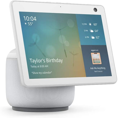 Echo Show 10 3rd Gen HD smart display with motion and Alexa Charcoal ...