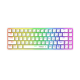 E-YOOSO Z686 TRI-MODE RGB HOTSWAP WIRELESS MECHANICAL KEYBOARD WHITE BLUE SWITCH