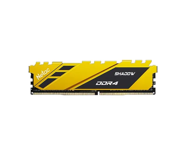 Netac Shadow Yellow 8GB DDR4 2666MHZ Desktop RAM