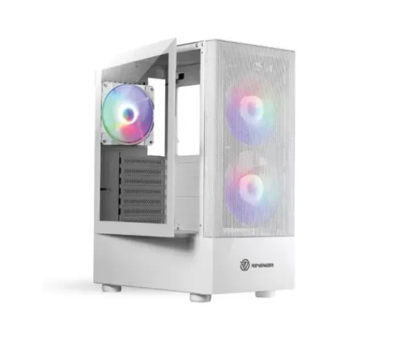 Revenger GHOST 2 White Mid Tower RGB ATX Gaming Case