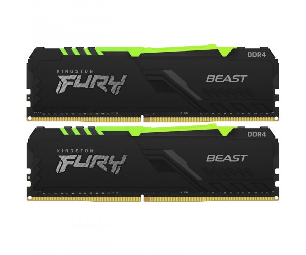 Kingston Fury Beast 16GB (8GBx2) 3600Mhz DDR4 RGB Desktop RAM Kit