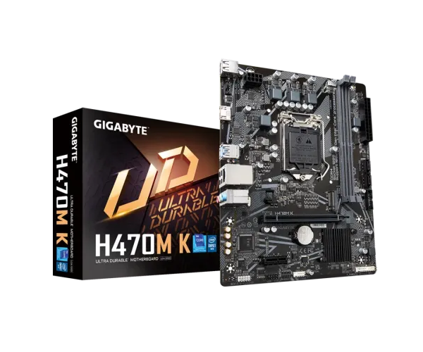 GIGABYTE H470M K DDR4 Intel 10th and 11th Gen Micro ATX Motherboard