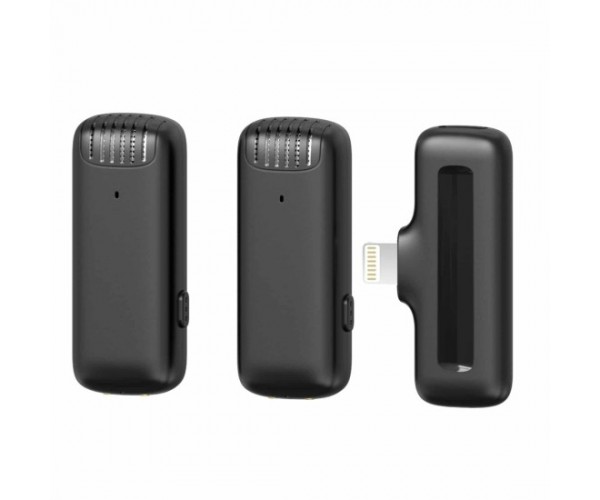 Ulanzi J12 Dual Wireless Microphone For IPhone With Charging Case