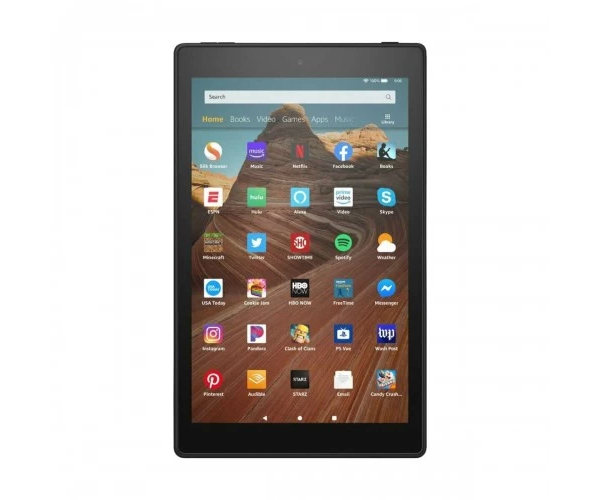 Amazon Kindle Fire HD 10 (9th Gen) 10.1 Inch Full HD Display Plum Tablet with Alexa Hands-free