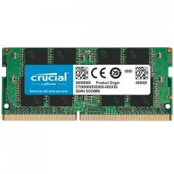 Crucial 16GB Single DDR4 3200MHz SODIMM Laptop RAM