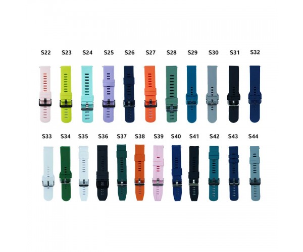 20mm Silicone Strap For Smartwatch (Part-2)