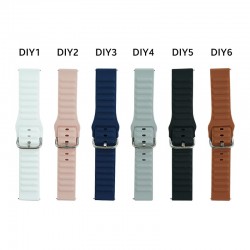 20mm DIY Silicone Strap For Smart Watch