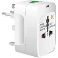 Travel Adapter, Universal All-In-One Worldwide International Travel Plug Converter