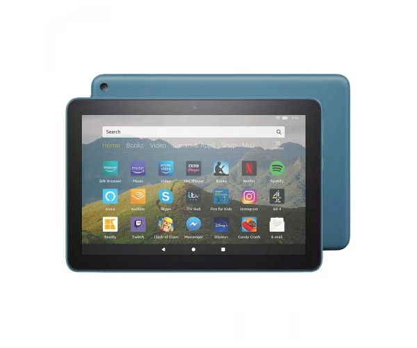 Amazon Kindle Fire HD 8 10th Gen Quad Core 8 Inch HD Display 2GB RAM 64GB Storage Twilight Blue Tablet