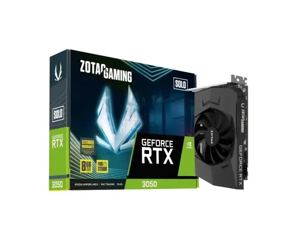 ZOTAC GAMING GeForce RTX 3050 Solo 8GB GDDR6 Graphics Card