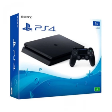 Sony PS4 Slim Jet Black 1TB Gaming Console with 1x Wireless Controller