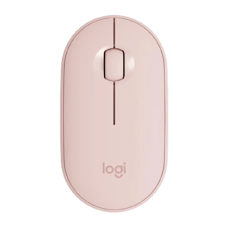 Logitech M350 Pebble Bluetooth and Wireless Mouse (Rose)