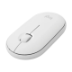 Logitech M350 Pebble Bluetooth and Wireless Mouse (White)