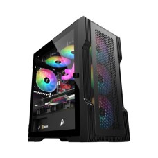 1stPlayer T3 Mesh m-ATX Gaming Case (Black)