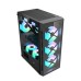 1STPLAYER XP-G M-ATX RGB GAMING CASE (BLACK)