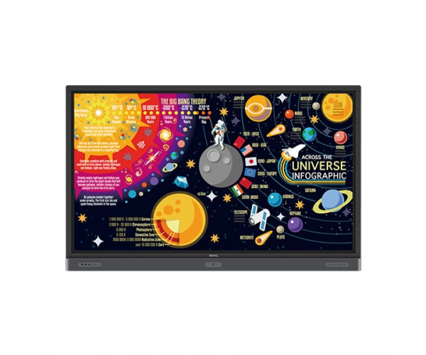 BenQ RP7501K 75 inch Class 4K UHD Educational Touchscreen Interactive Flat Panel Display