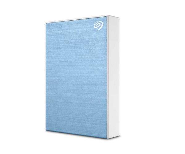 Seagate One Touch 4 TB External HDD with Password Protection – Blue