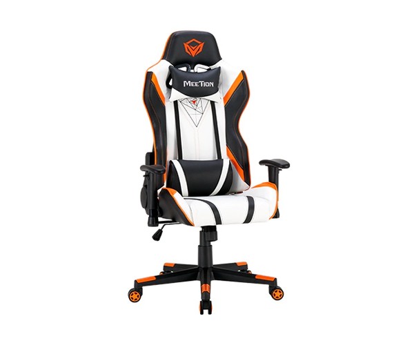 Meetion MT-CHR15 180 Degree Adjustable Backrest E-Sport Gaming Chair(White)