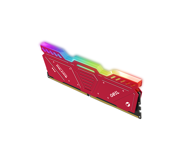 GEIL POLARIS 32GB (16GB X 2) DDR5 5200MHZ RGB DESKOTP RAM (RED)
