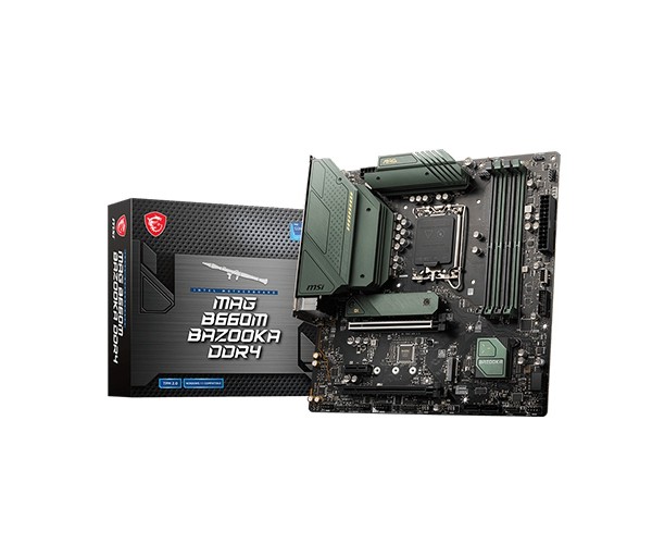 MSI MAG B660M BAZOOKA DDR4 MICRO-ATX 12th Gen Intel MOTHERBOARD