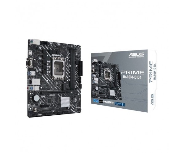 ASUS PRIME H610M-D D4 12th Gen Intel Motherboard