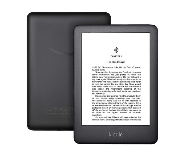 Amazon Kindle (10th Gen) 6 Inch Display 8GB Storage wifi White E-Reader (Black)