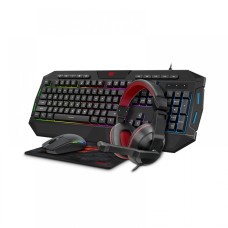 Havit KB501CM 4in1 RGB Gaming Combo (Mouse & keyboard & Headphone & mouse Pad)