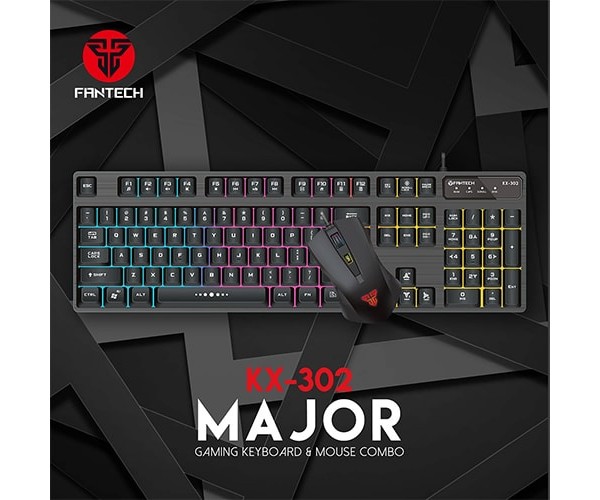 FANTECH KX302s Major Gaming Keyboard and Mouse Combo