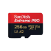 Sandisk Extreme PRO 256GB 200mbps MicroSDXC UHS-I Memory Card With Adapter (SDSQXCD-256G-GN6MA)