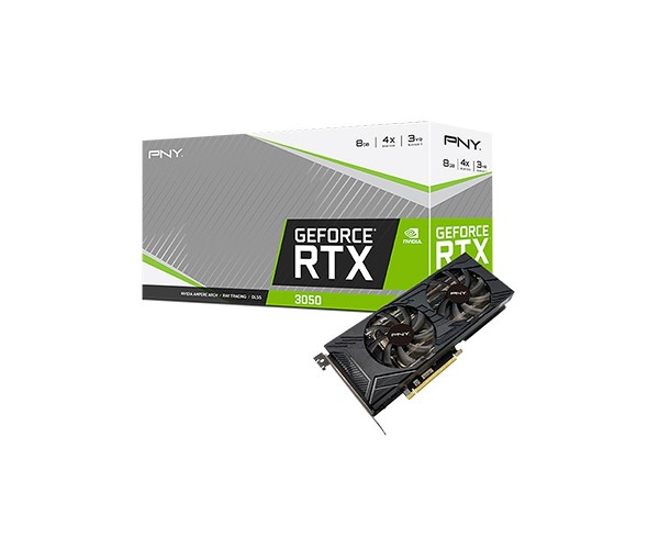 PNY GEFORCE RTX 3050 8GB UPRISING DUAL FAN GRAPHICS CARD