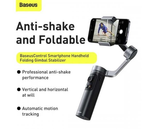 Baseus SUYT-D0G Control Smartphone Handheld Folding Gimbal Stabilizer