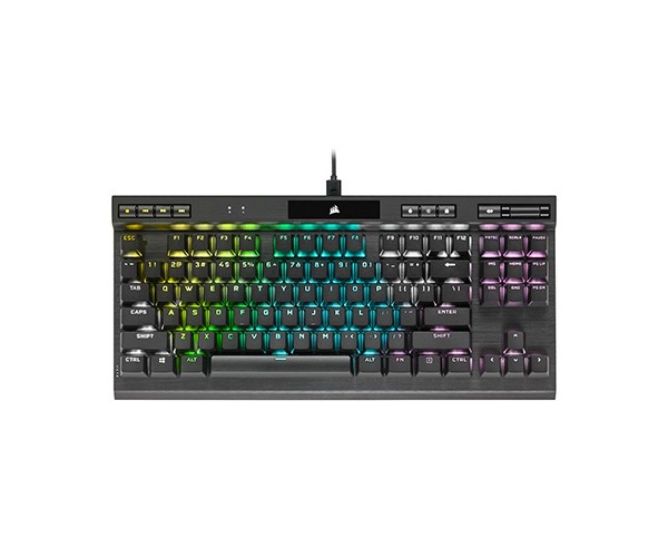 Corsair K70 RGB TKL Mechanical Gaming Keyboard with CHERRY MX SPEED Switches