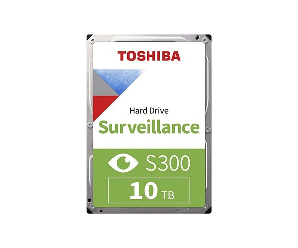 TOSHIBA S300 10TB SURVEILLANCE 7200 RPM 3.5” HARD DRIVE