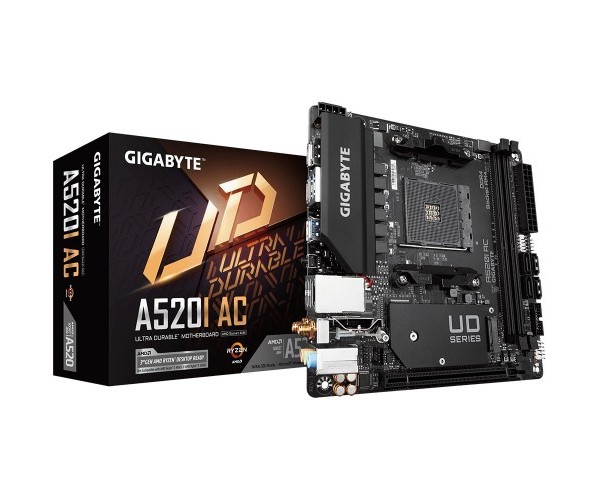 Gigabyte A520M DS3H AC Ultra Durable AM4 Micro-ATX Motherboard