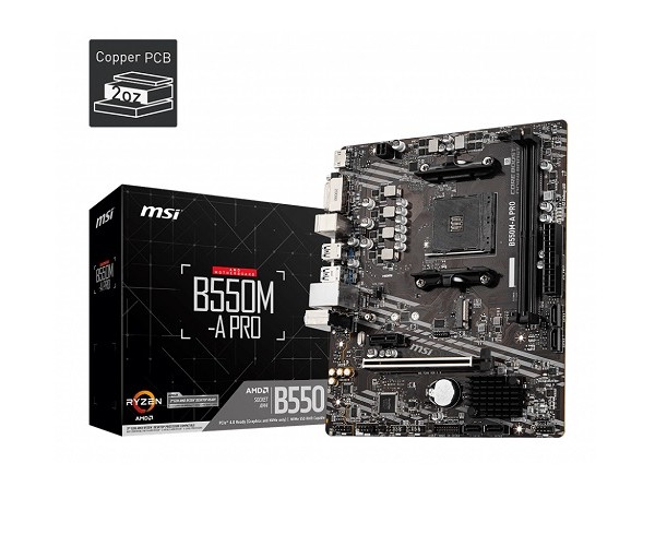 MSI B550M-A PRO AM4 Micro ATX AMD Motherboard