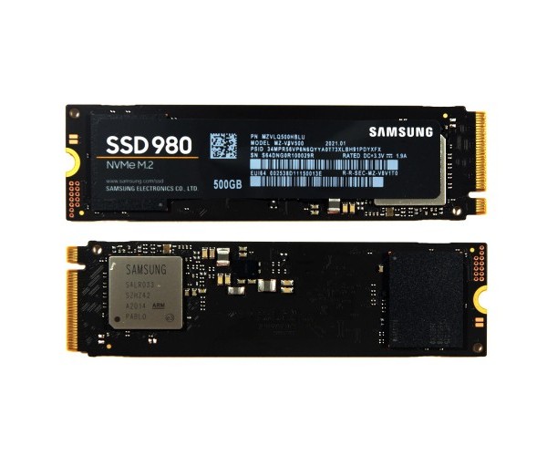 Samsung 980 500GB PCIe 3.0 M.2 NVMe SSD