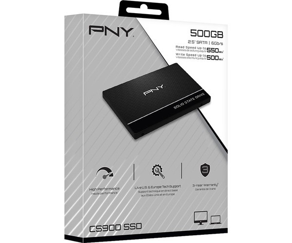 PNY CS900 500GB 2.5" SATA III Internal SSD