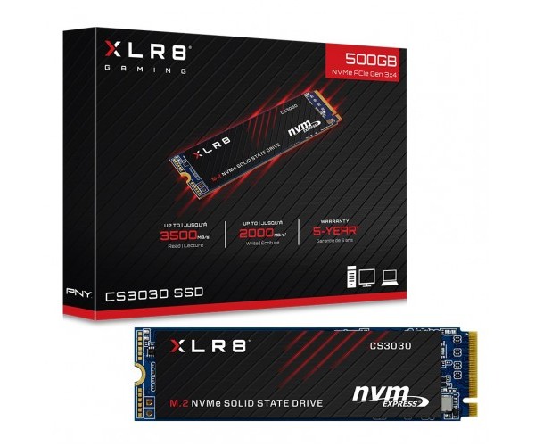 PNY CS3030 500GB M.2 NVMe SSD