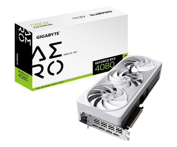 GIGABYTE GeForce RTX 4080 16GB AERO OC GDDR6X Graphics Card