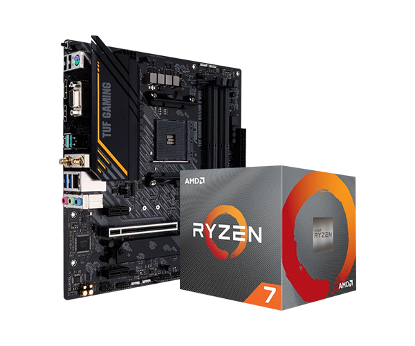 AMD Ryzen 7 4700G Processor with Radeon Graphics & ASUS TUF GAMING B550M-E WIFI AMD MICRO ATX MOTHERBOARD