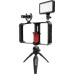 SYNCO Vlogger Kit1 with Microphone and Fill Light for Camera / Smartphone Black