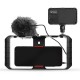 SYNCO Vlogger Kit1 with Microphone and Fill Light for Camera / Smartphone Black