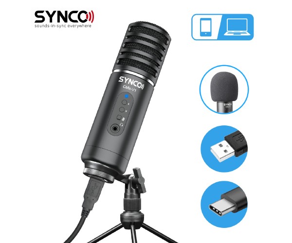 SYNCO CMic-V1 Desktop USB Large Diaphragm Condenser Professional Microphone