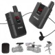 SYNCO WMic-T1 Camera-Mount 16-Channel UHF Wireless Lavalier Microphone System Black