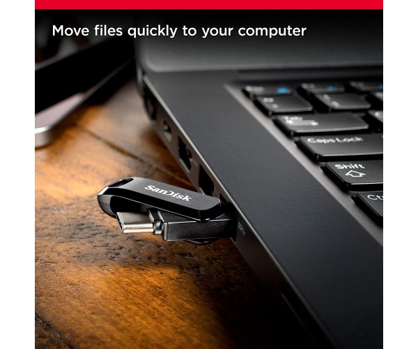 SanDisk 256GB Ultra Dual Drive Go USB Type-C Flash Drive