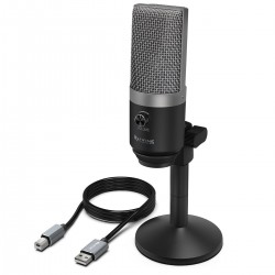Metal Body USB Microphone- FiFINE K670 Best For YouTube Recording, Streaming, Voice Over
