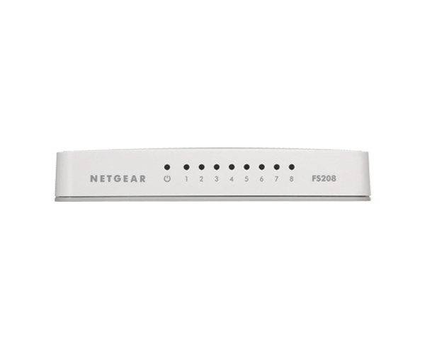 NetGear FS208 8 Port 10/100 Mbps Fast Ethernet Unmanaged Desktop Switch