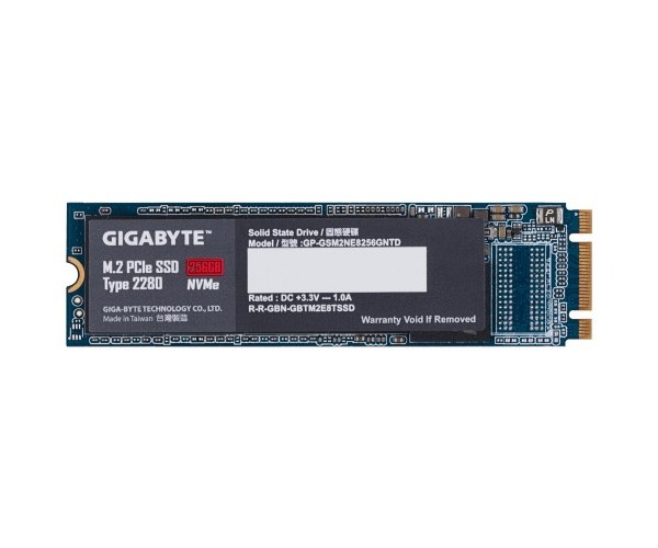 Gigabyte 256GB M.2 PCIe SSD