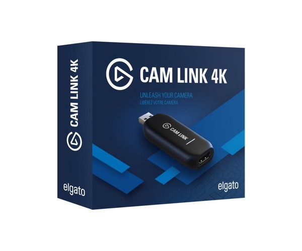 CORSAIR Elgato Cam Link 4K Compact HDMI Capture For live Streaming and Recording via DSLR Camcorder or Action Camera
